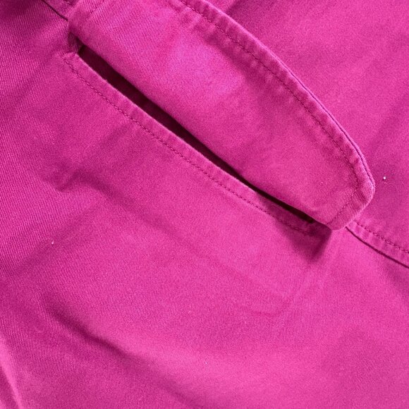 Denim & Co Button Front Trench Coat Size 2X Purple Long Sleeve A100855 NWT - Picture 11 of 13